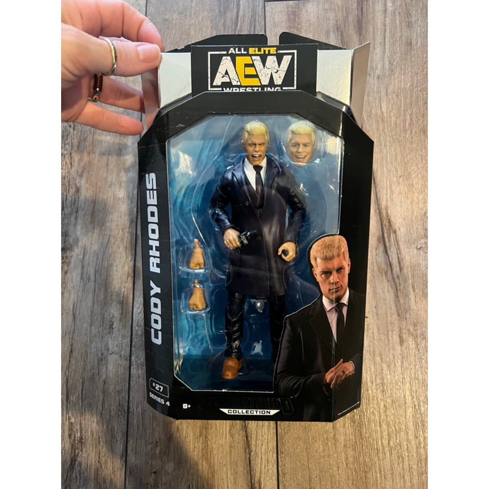 NEW AEW Cody Rhodes Unmatched Collection Action Figure Blue Brown One Size - Picture 5 of 6